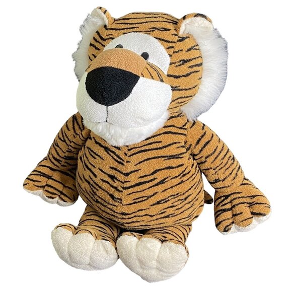 Target Circo Bean Plush Tiger 18" Orange Chunky Paws Feet Stuffed Animal Big Cat - Picture 1 of 6
